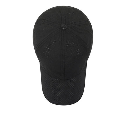 Hat Men Spring Summer Solid Color Mesh Cap Baseball Cap