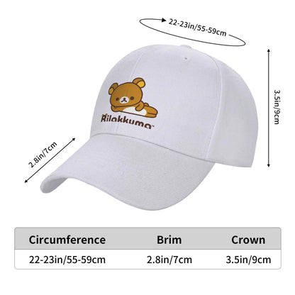 Fashion Rilakkuma Curved Brim Baseball Cap