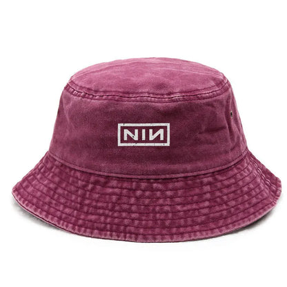 2025 New Japanese Ninja Themed Washed Fisherman Cap Vintage Distressed Hat Bucket Hats