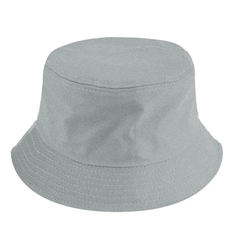 Custom Text Logo Bob Hats Non-Reversible Single Bucket Hat Unisex Fashion Caps Men Women
