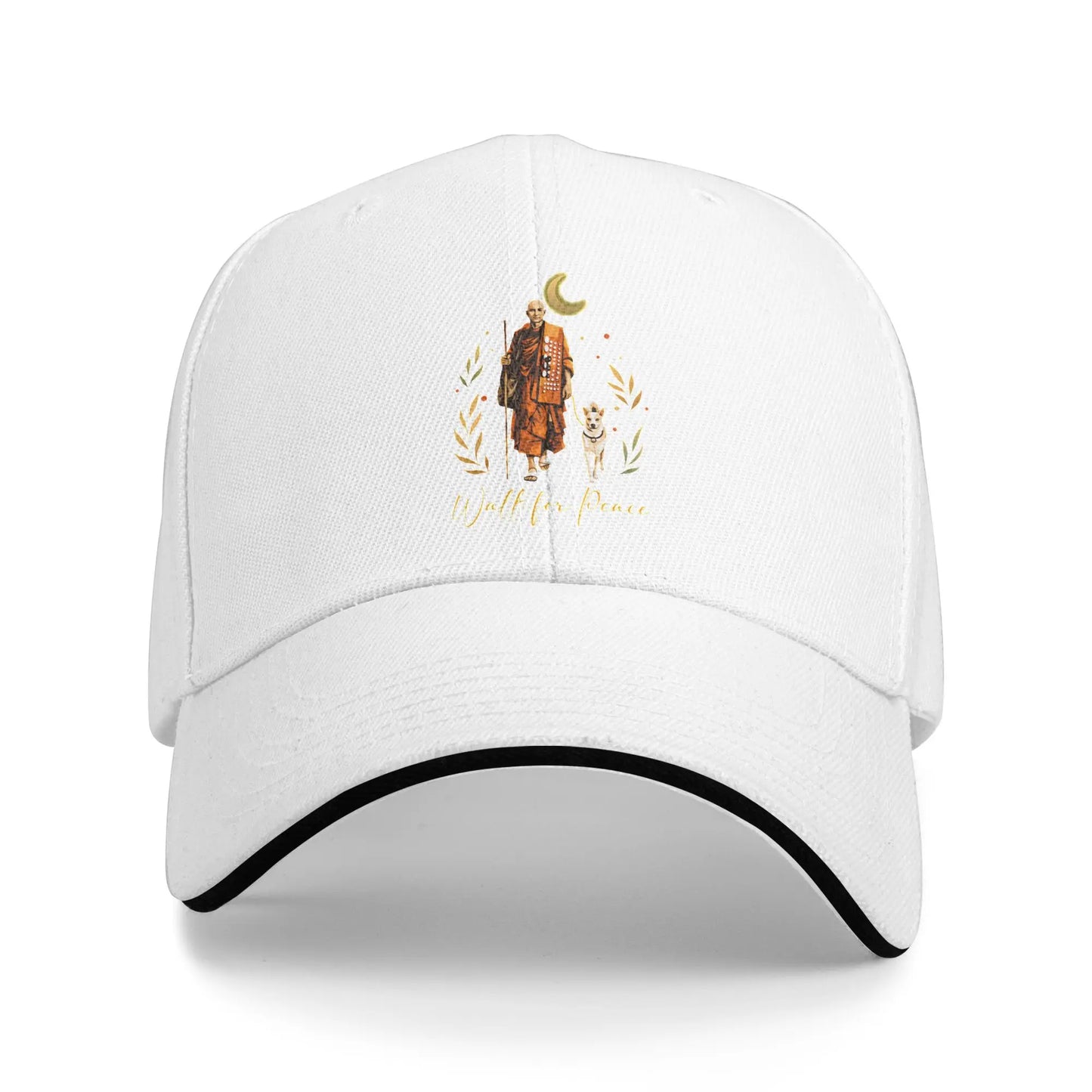 Buddhist Monks Walk For Peace Aloka Dog Casual Baseball Cap