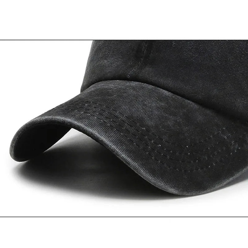 Solid Color Drawstring Baseball Cap