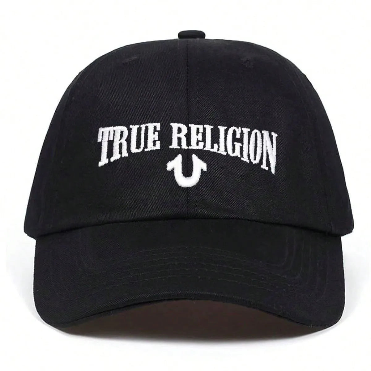 Fashionable letter embroidered baseball cap for men and women
