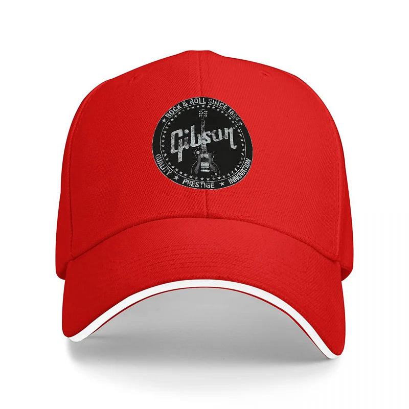 Gibson Logo Black Baseball Cap
