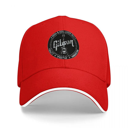 Gibson Logo Black Baseball Cap