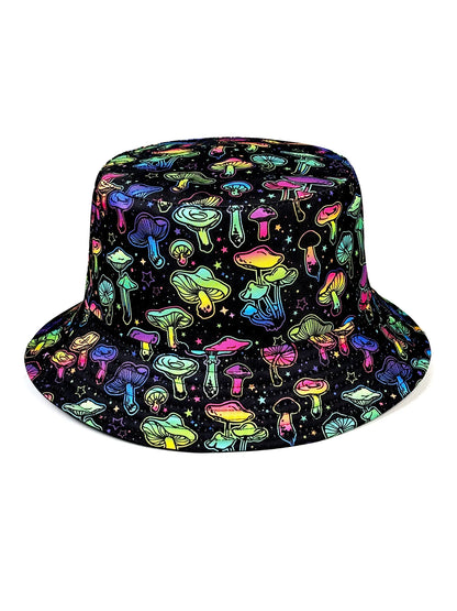 Dreamy Colorful Mushroom Bucket Hat