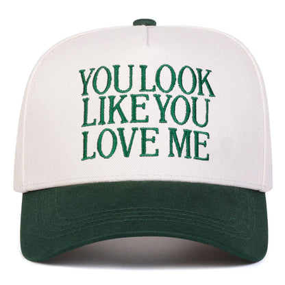 YOULOOK LIKE YOU Letter Embroidery Baseball Caps