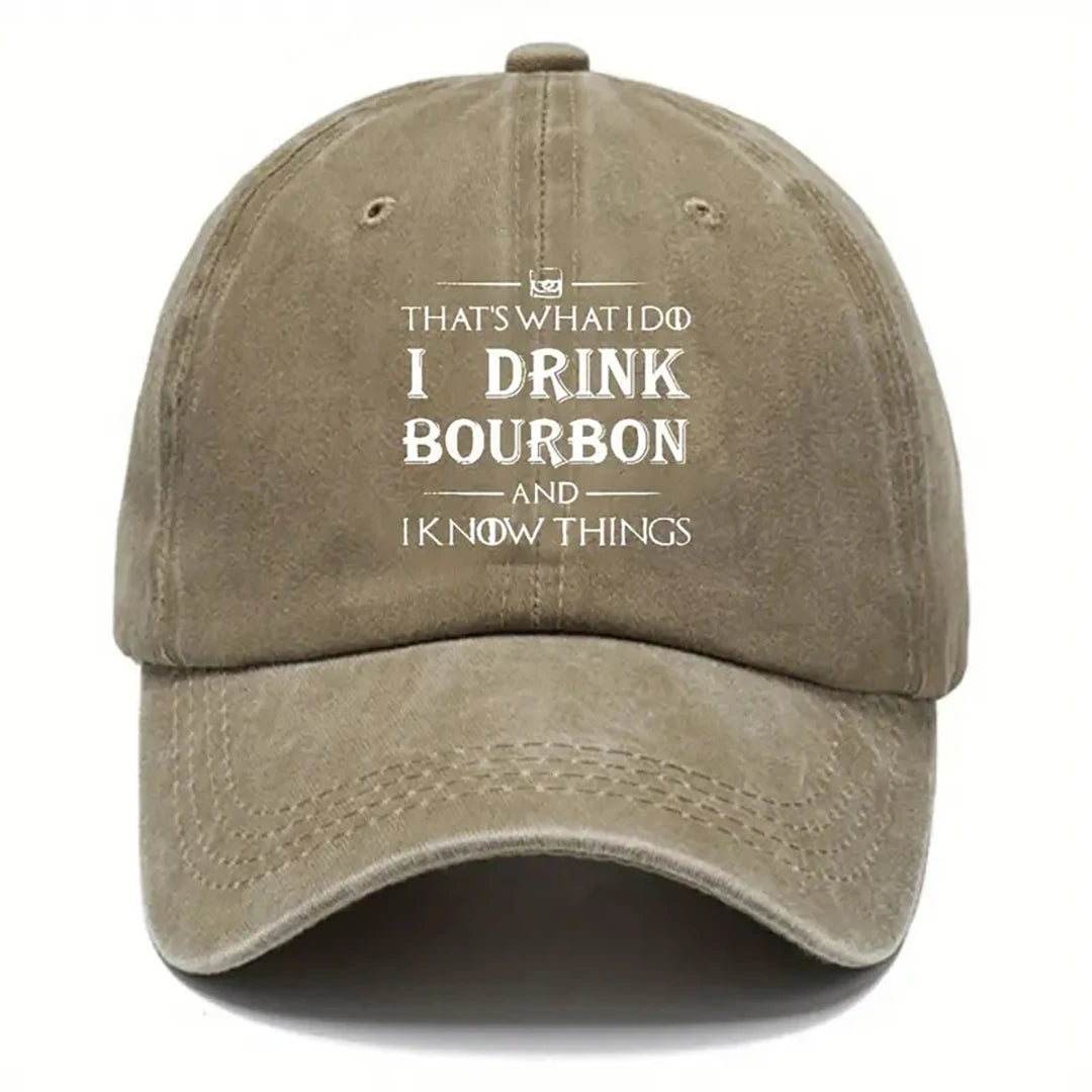 Bourbon Whiskey Breathable Sun Blocking Baseball Cap
