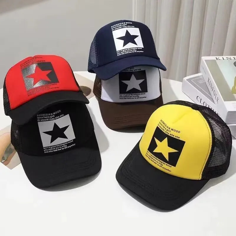 Fashion Spring Baseball Cap Snapback Mesh Hats
