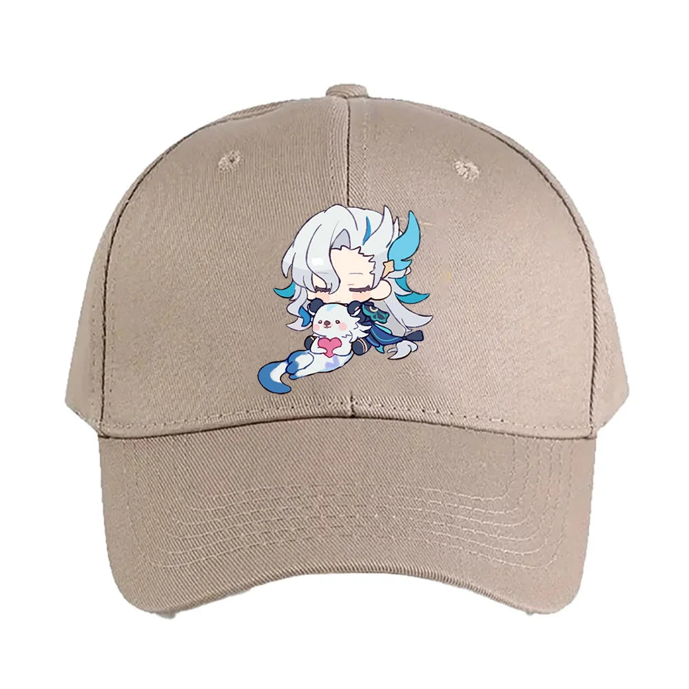 Neuvillette Chibi Otter Baseball Cap