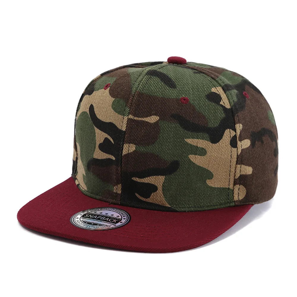 Fashion Unisex Baseball Cap Men Women Hip-hop Flat-brimmed Cap Outdoor