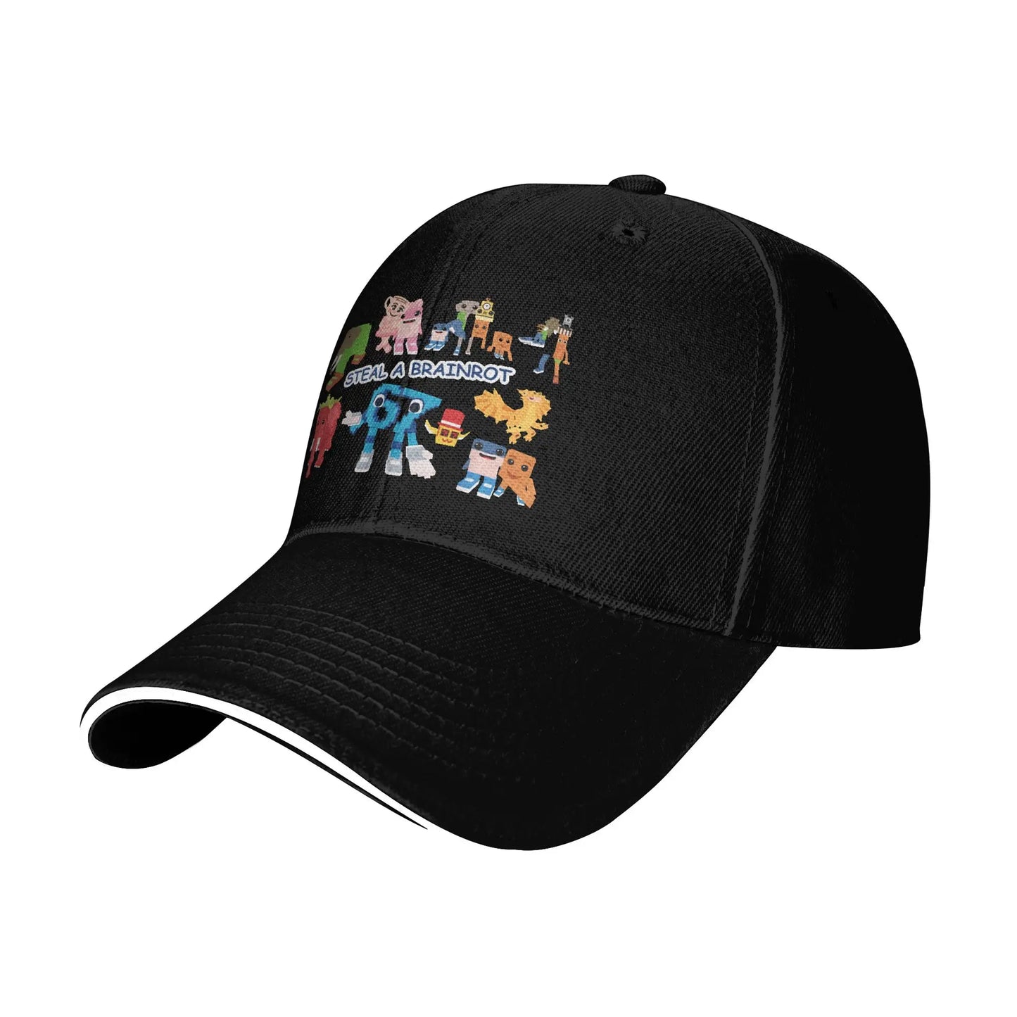 Bruh Steal A Brainrot 67 Six Seven Baseball Caps
