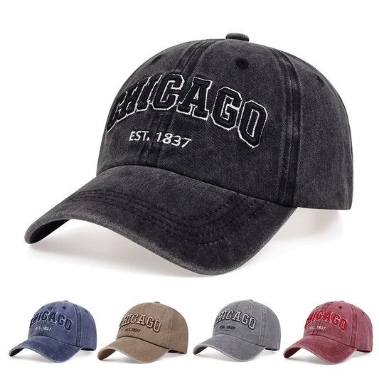 New Letter CHICAGO Baseball Cap Men Women