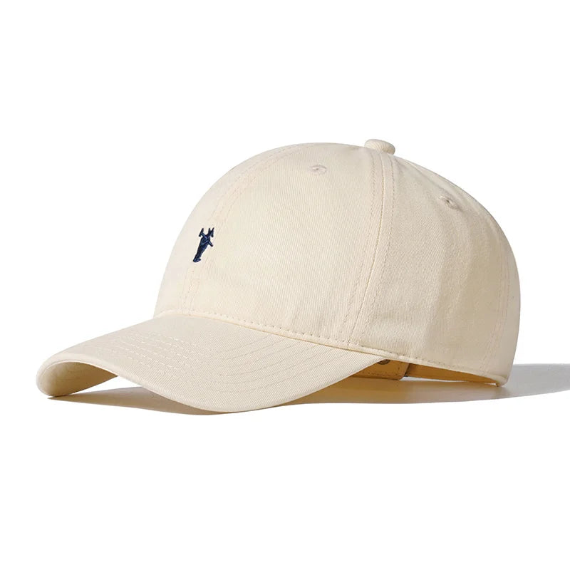 Unisex Summer Baseball Cap Cotton Hats Simple Farmer Embroidery Cap Casual Sunshade Caps