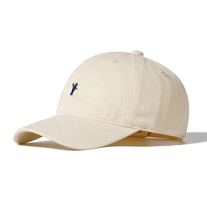 Unisex Summer Baseball Cap Cotton Hats Simple Farmer Embroidery Cap Casual Sunshade Caps