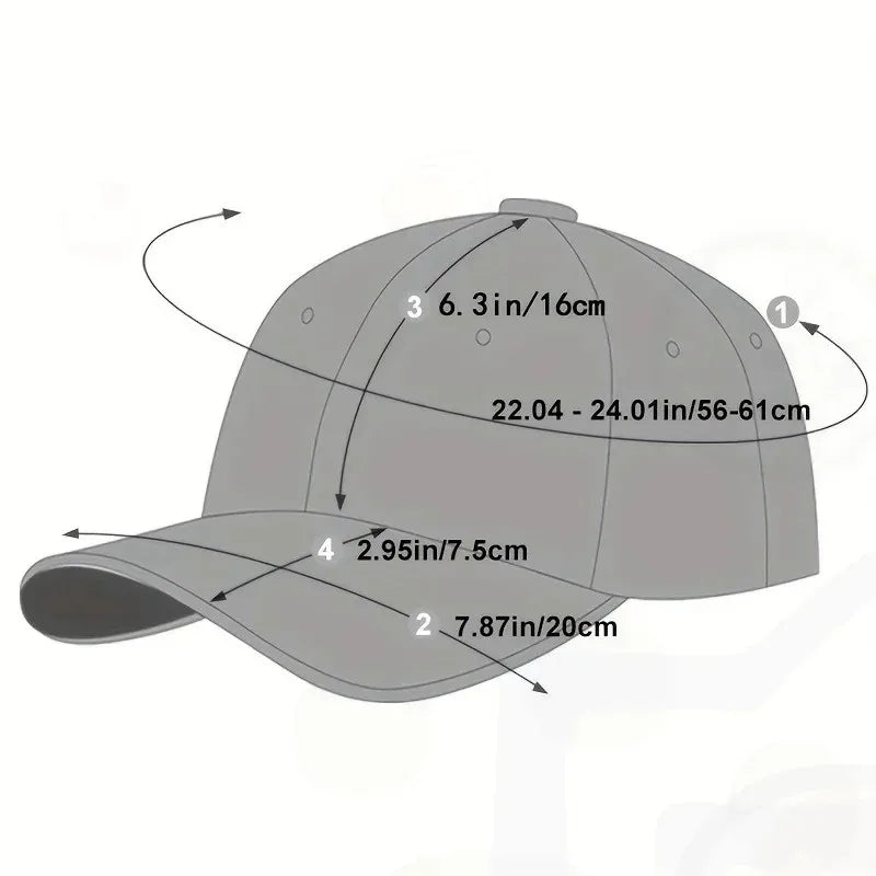Unisex Baseball Cap Fashion Men Women's Hats Cotton