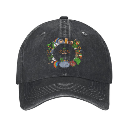 Dublin Ireland Saint Patricks Day Green Casual Baseball Cap