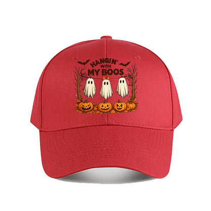 Halloween Hangin’ With My Boos Ghost Baseball Cap