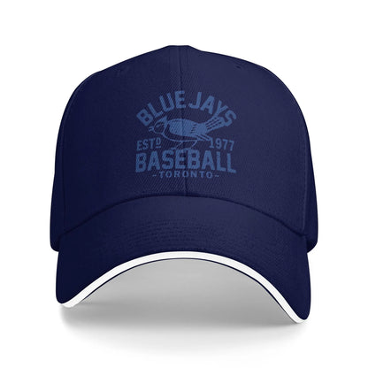 Vintage Blue-Jays-Bird Adjustable Hat Summer Golf Baseball Caps