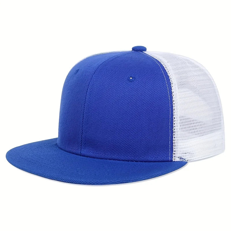 Unisex Simple Hip-hop Net Hats Spring Summer Outdoor Adjustable Casual Snapback Caps