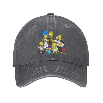 The S-simpson Family Treehouse of Horror Casual Baseball Cap