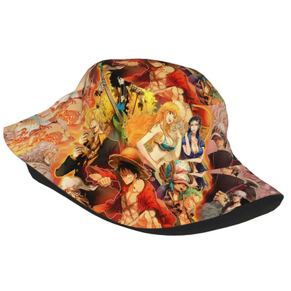 Bucket Hat Harajuku Unisex Sun Hats One Piece