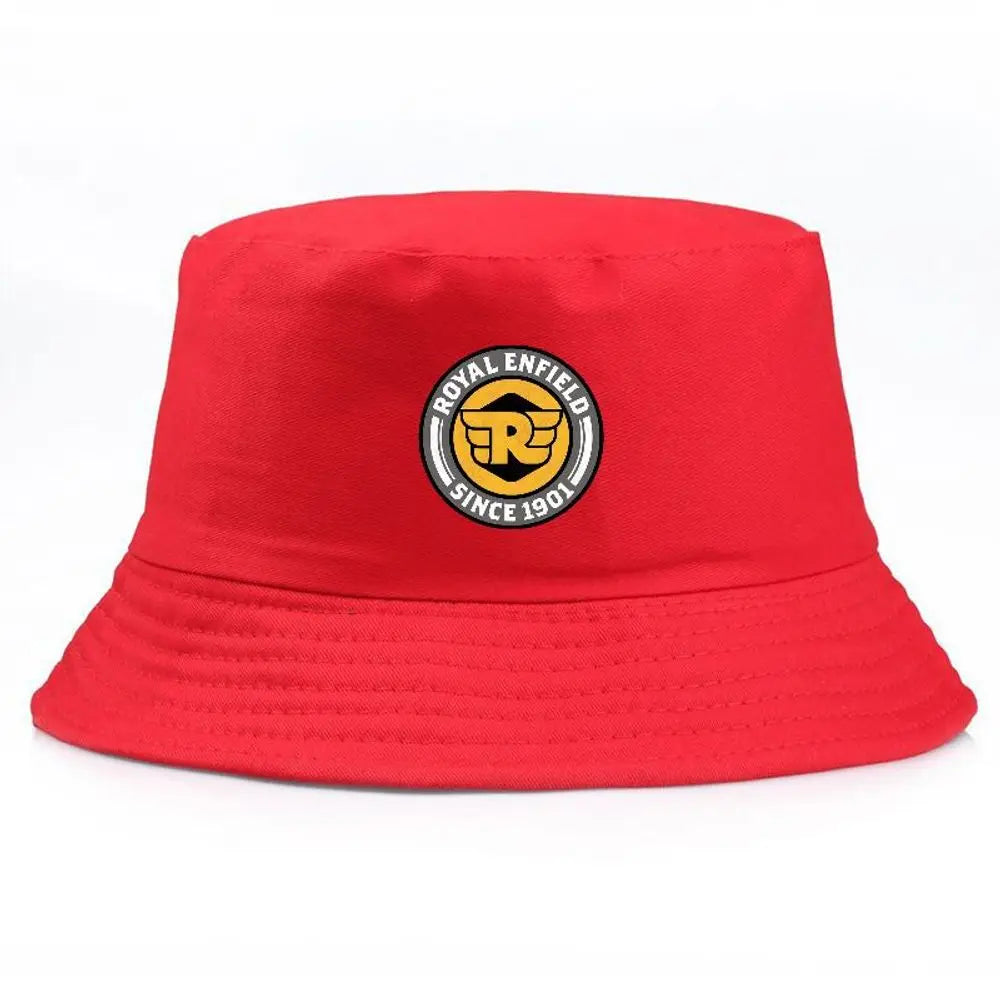 Royal Enfield Summer Bucket Hat Cotton Fisherman Hats For Men Women