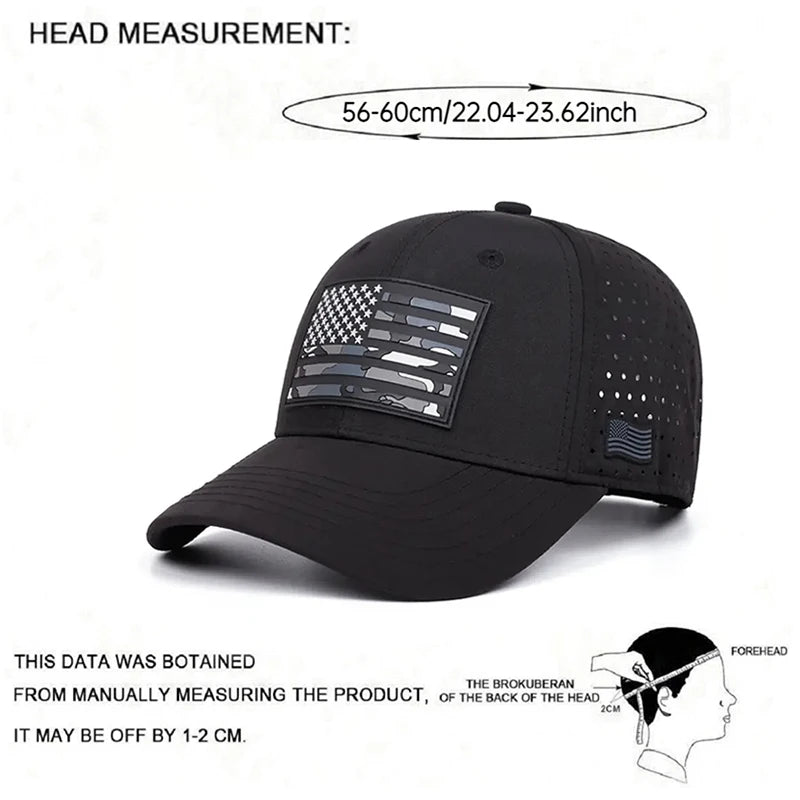 2025 Creative New Baseball Hat American Flag Street Fashion Hip Hop Hat
