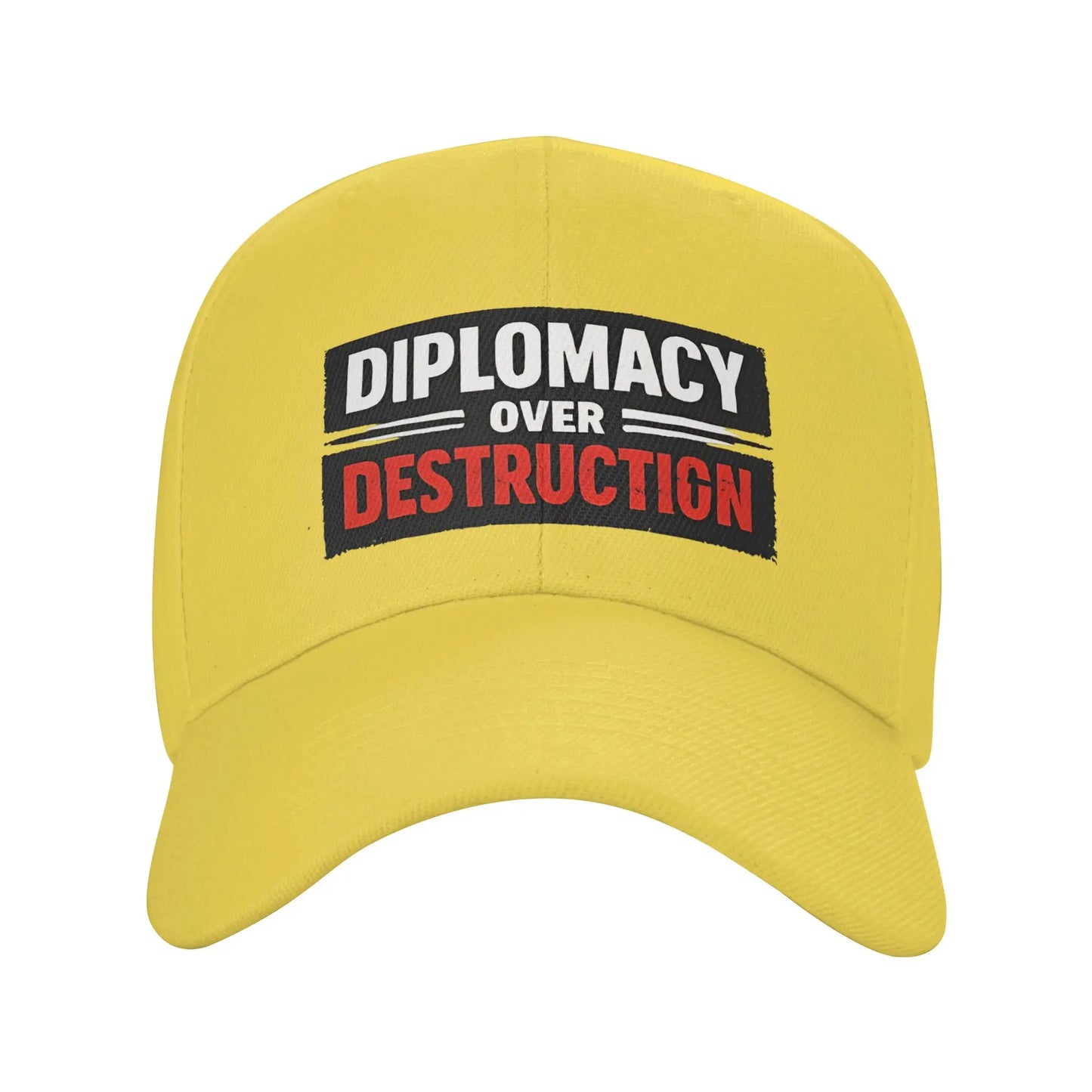 Diplomacy Over Destruction No War With Iran Stop War Baseball Cap