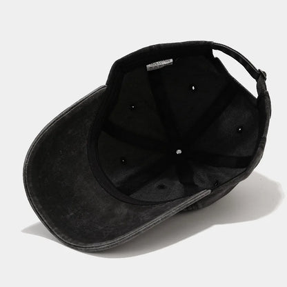 New Spring Summer Cap Washed Cotton Baseball Cap Men Women