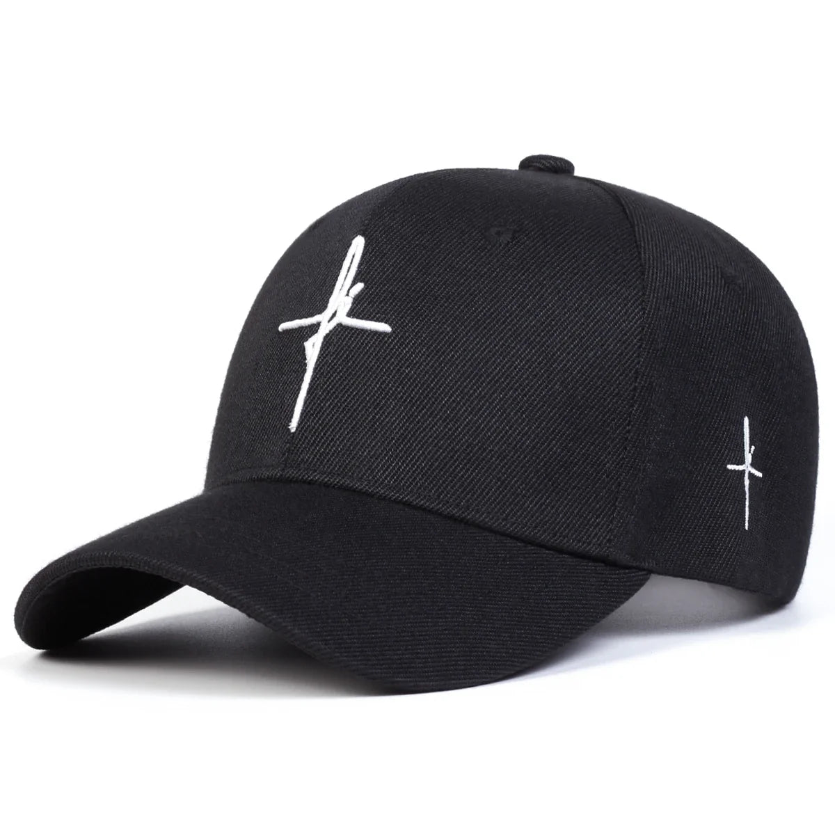Unisex Personality Cross Embroidery Baseball Caps