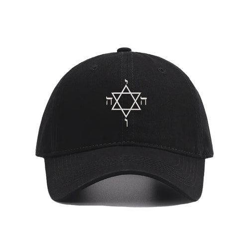 Embroidery Star of David Men Baseball Cap