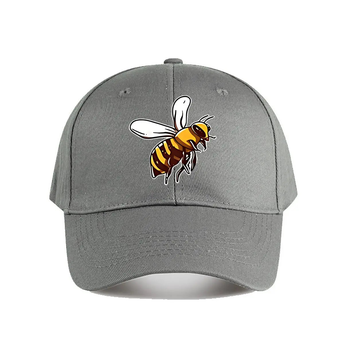 Cartoon Bee Vinyl Sticker For Laptop Car Baseball Cap