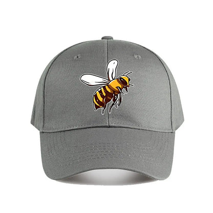 Cartoon Bee Vinyl Sticker For Laptop Car Baseball Cap