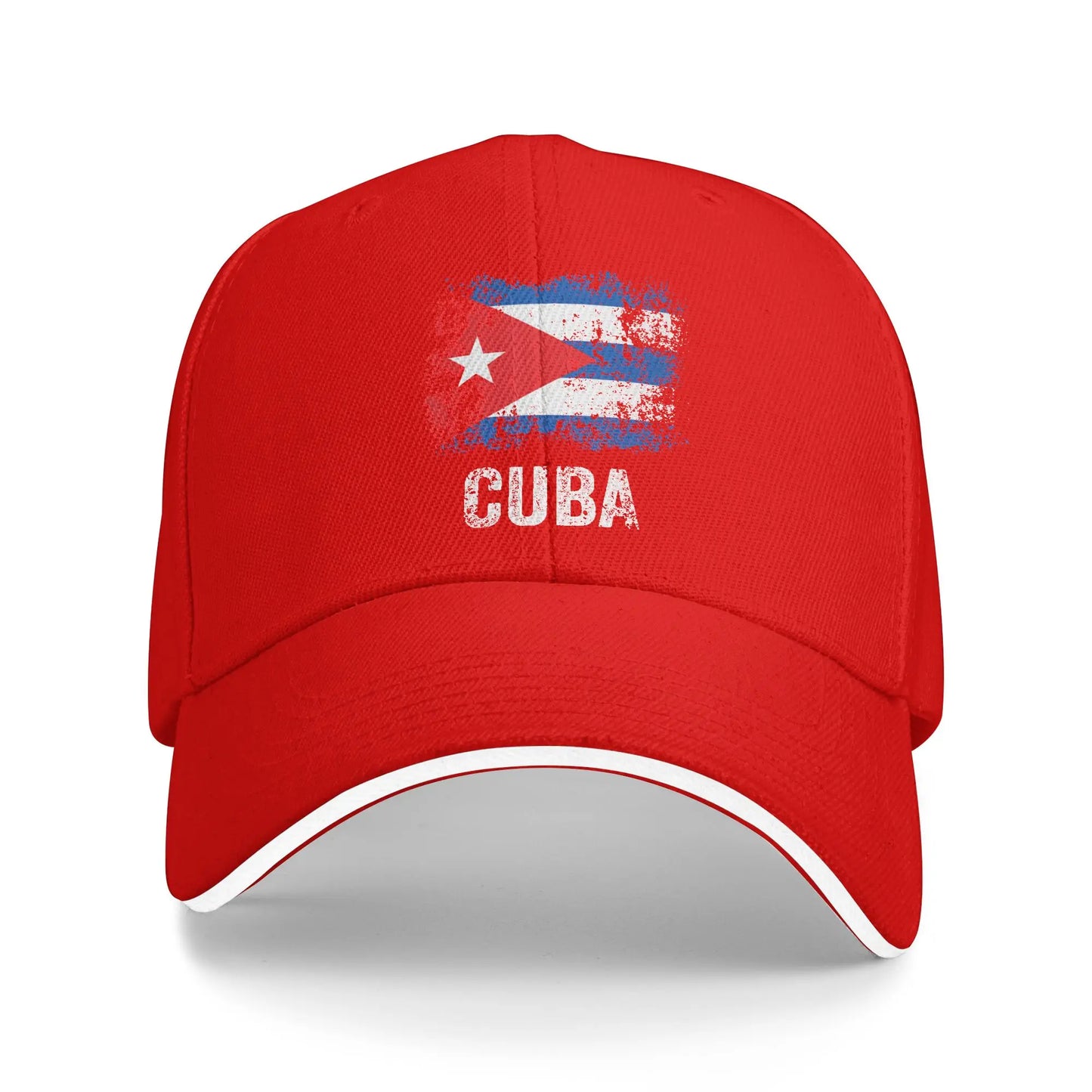 Summer Cuban Vintage Cuba Flag Baseball Cap