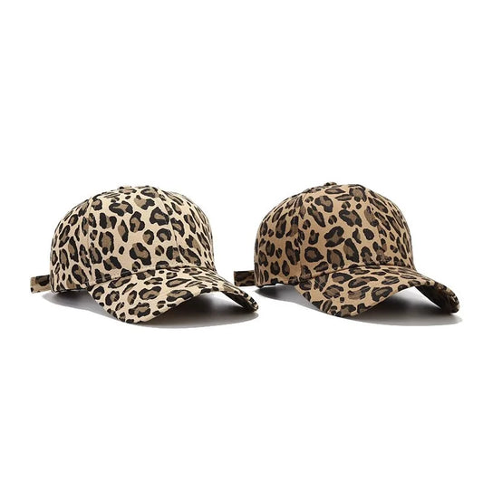 Leopard Print Baseball Caps For Women Men