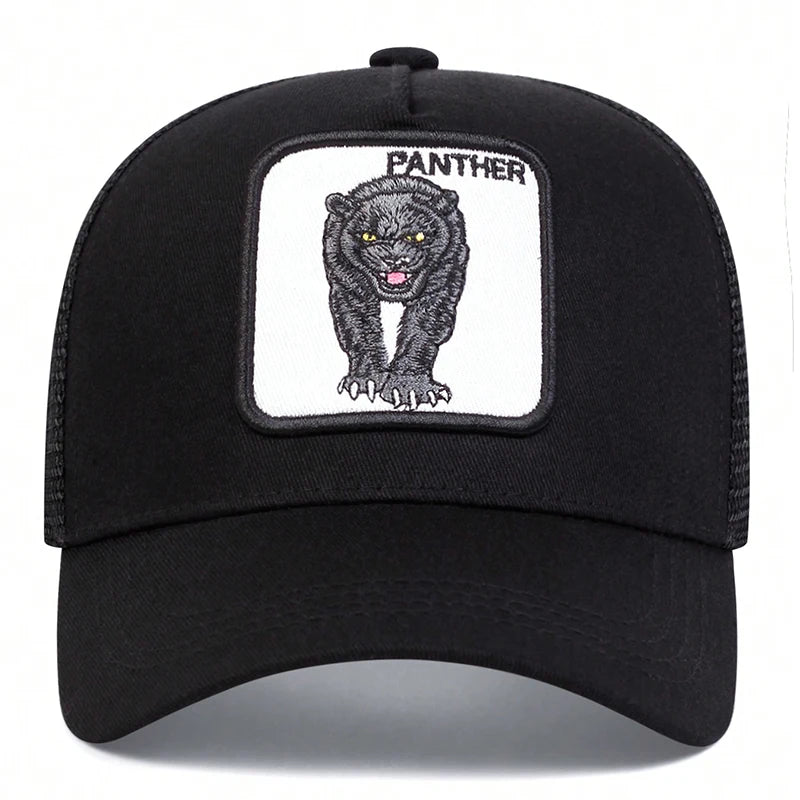 Unisex Leopard Embroidery Baseball Caps
