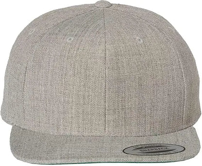 Six-Panel Premium Flatbill Snapback Cap Bulk Blank Hats