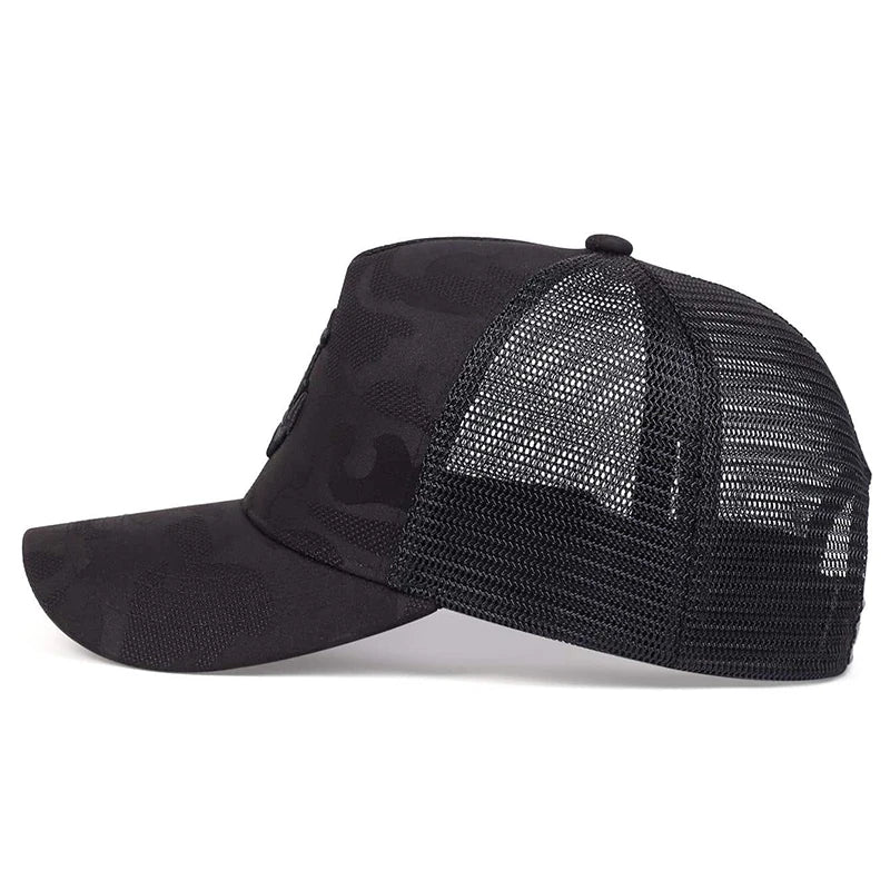 Unisex Anchor Embroidery Baseball Net Caps