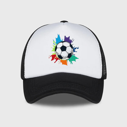 Cool Graffiti Soccer Mesh Cap Baseball Cap
