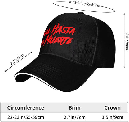 Anuel AA Hat Adult Unisex Sports Real Hasta La Muerte Hat Baseball Cap