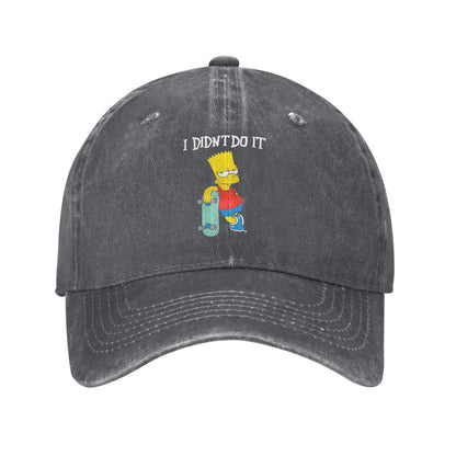 The S-simpson Skateboard Casual Baseball Cap