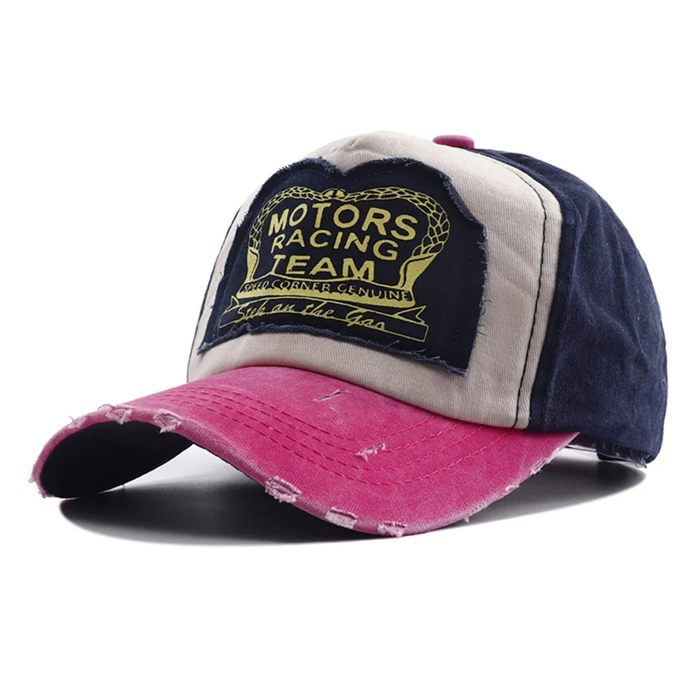 2025 New Casual Letter Print 5 Panel Baseball Cap