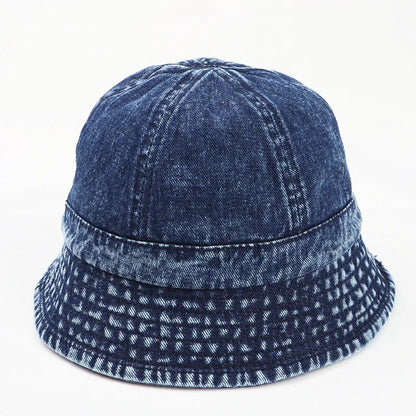 Denim Bucket Hat Women Fisherman's Hat Bucket Hat Unisex Bob Caps Hip Hop Gorros Men