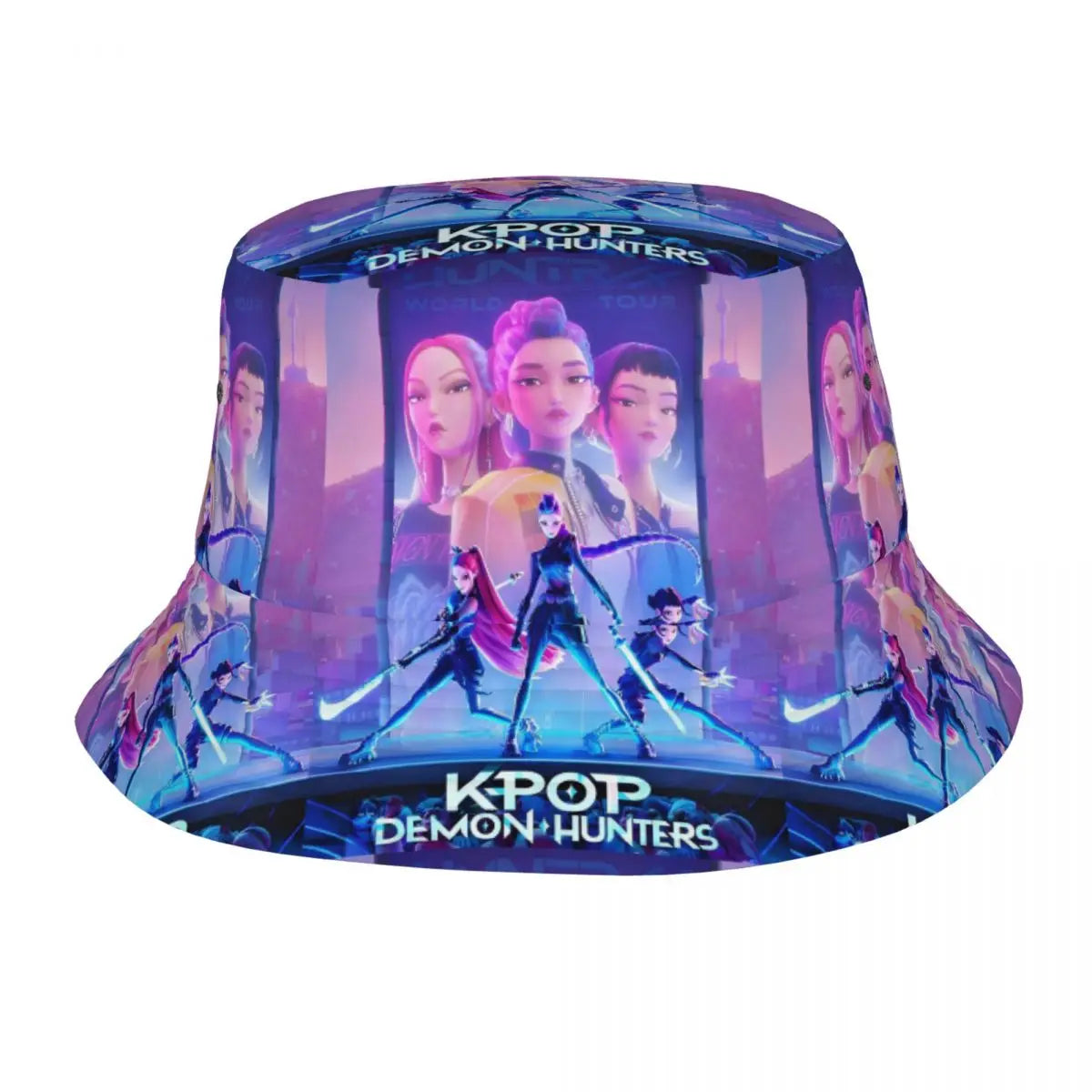 Travel Headwear Huntrix Girl Merchandise Bucket Hat Fashion Woman Sun Hat KPop Demon Hunters Panama Hat