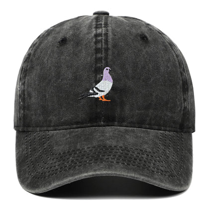 Baseball Cap Suitable For All Seasons, Pigeon Embroidery Pattern, Men's And Women's Daily Casual Fashion