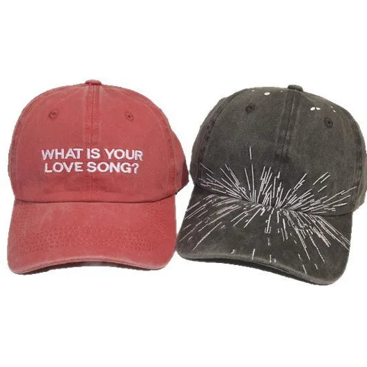 Embroidered Baseball Cap Concert Tour Sun Hat