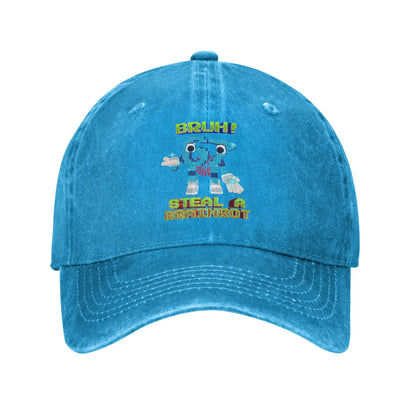 Bruh 67 Six Seven 6-7 Funny Brainrot Meme Printed Cap Baseball Cap