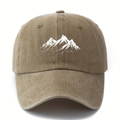 Men's Printed Mountain Baseball Cap