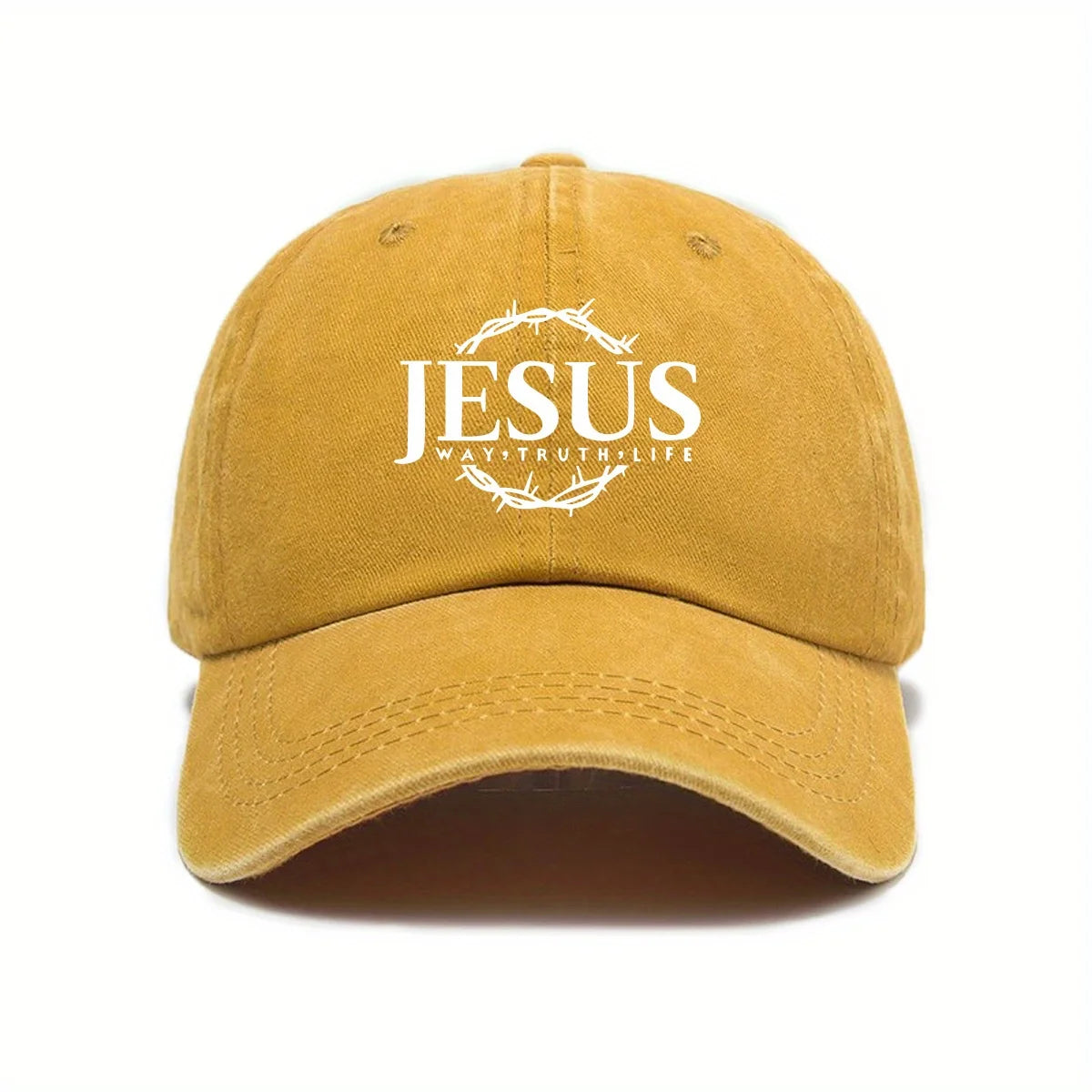 Baseball Caps For Men And Women, Jesus Wreath Design